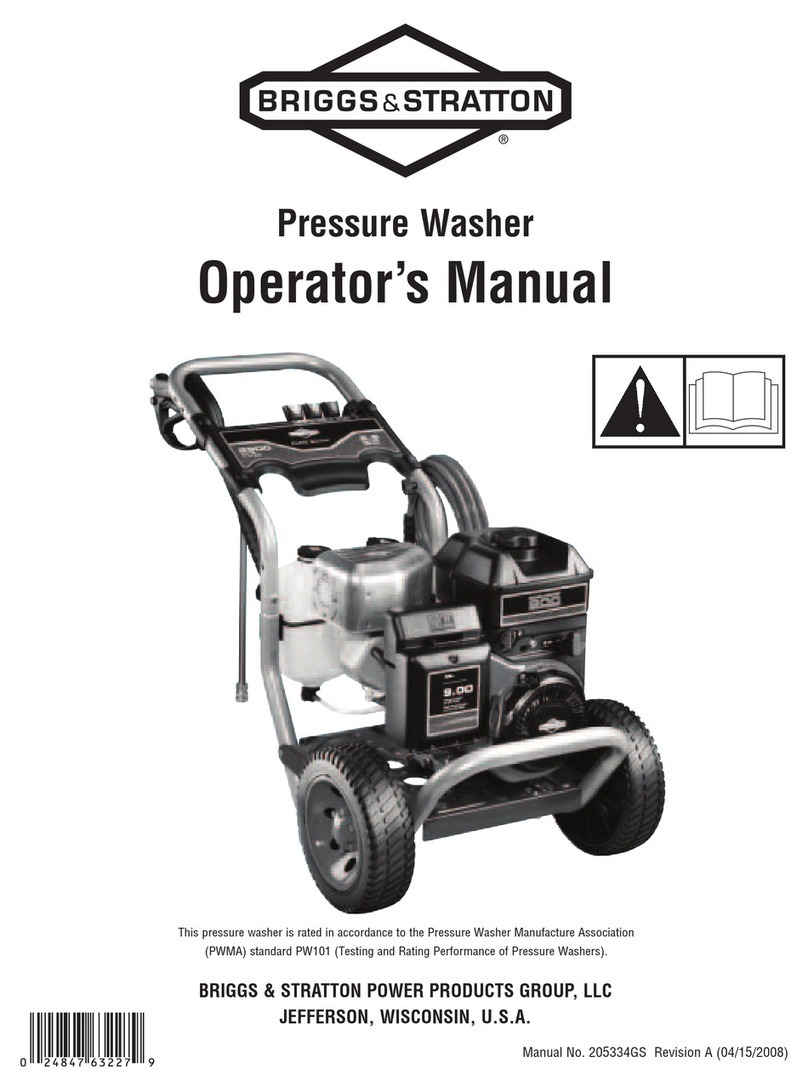 Briggs & Stratton 2900 PSI Operator's manual