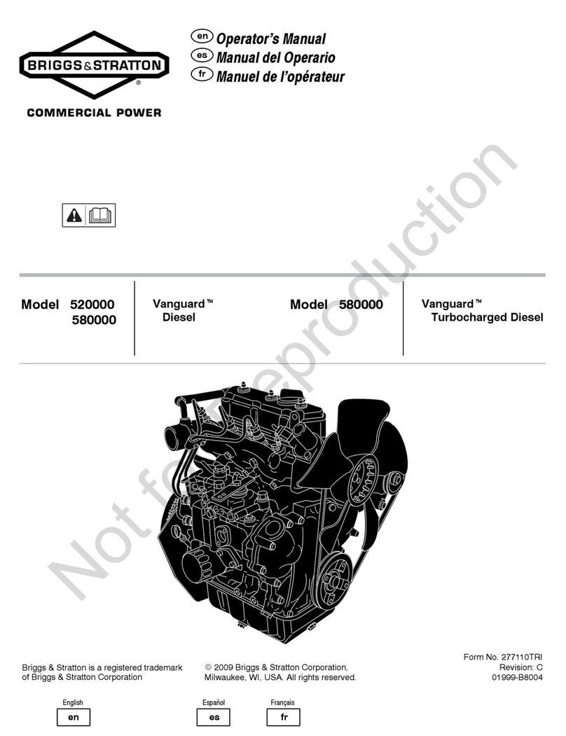 Briggs & Stratton 277110TRI Operator's manual Briggs & Stratton 277110TRI Operator's manual