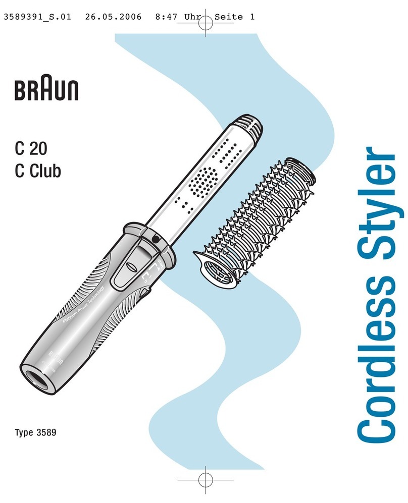 Braun C 20 Independent Steam User manual
