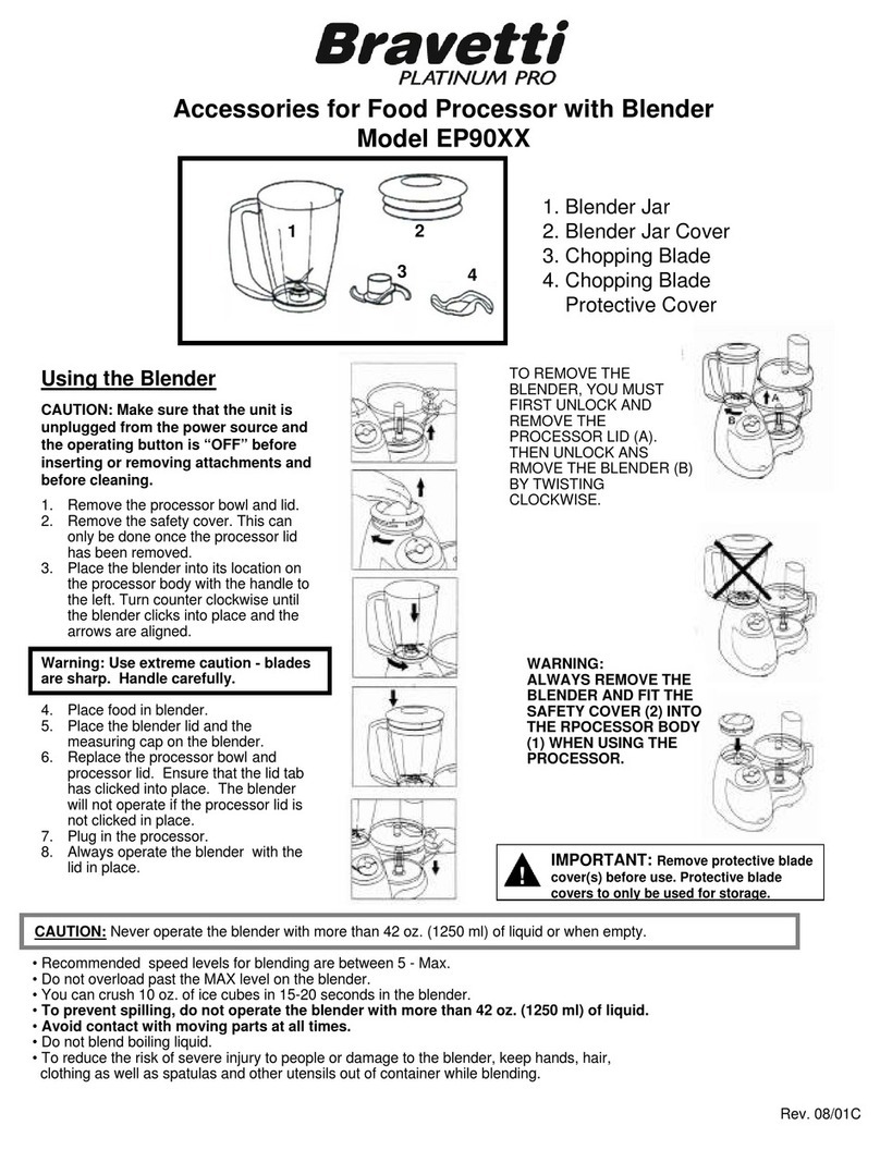 Bravetti Platinum Pro EP90XX User manual