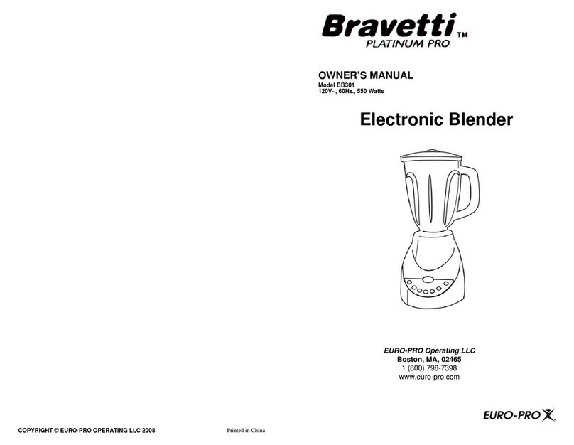 Bravetti BB301 owner's manual