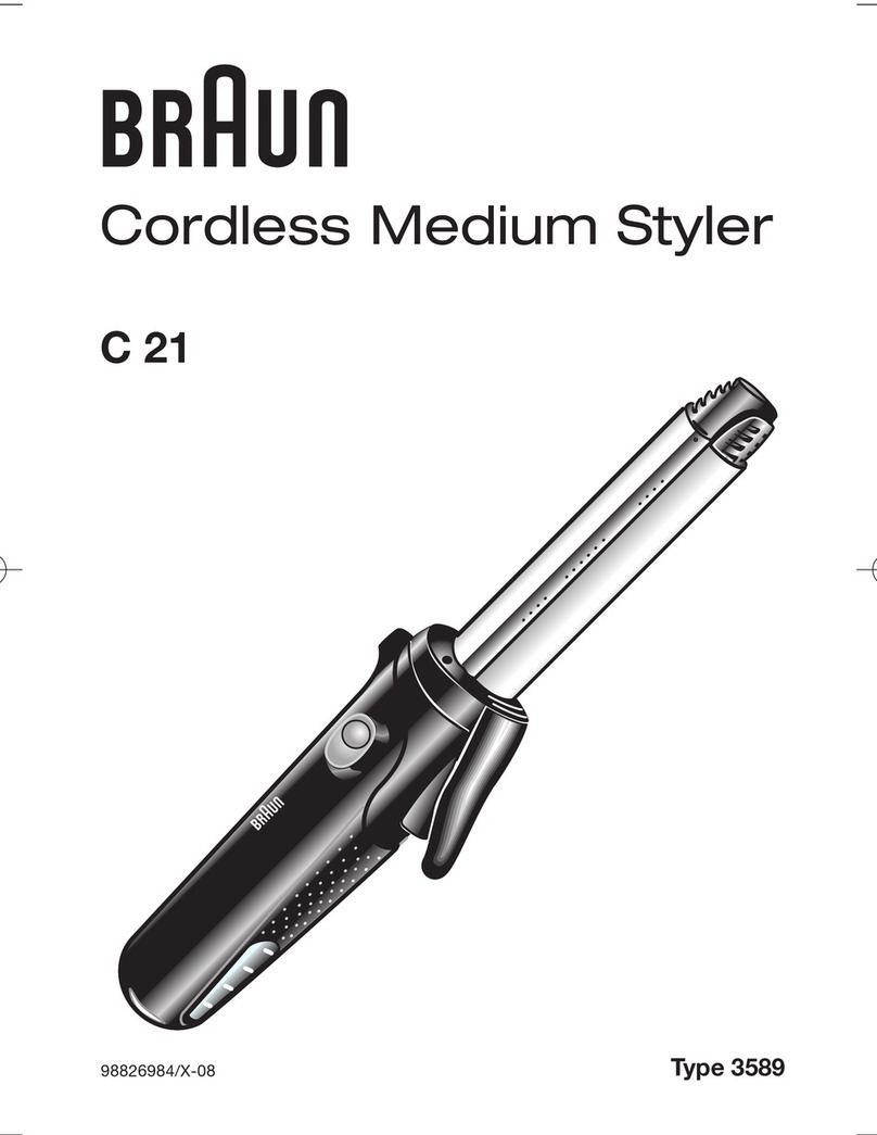 Braun C 21 User manual