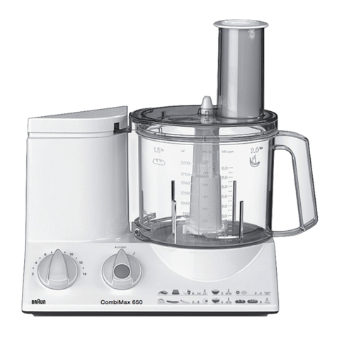 Braun Combimax KF 600 User manual