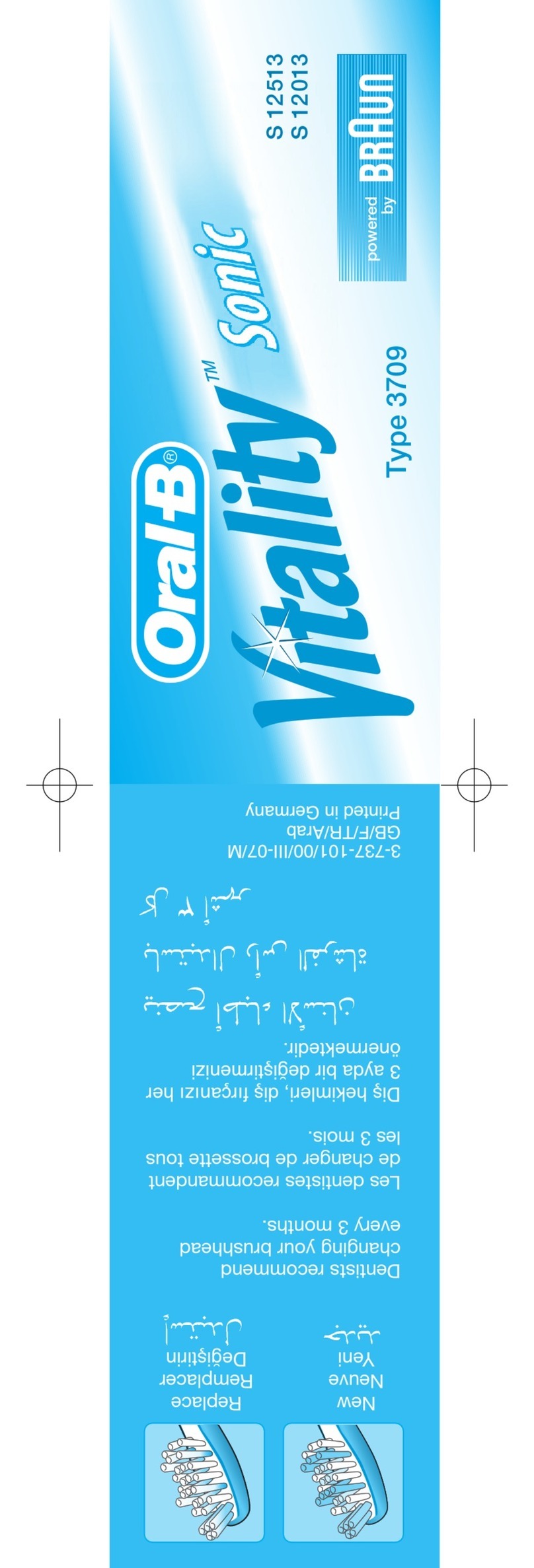 Braun Oral-B Vitality S 12513 User manual