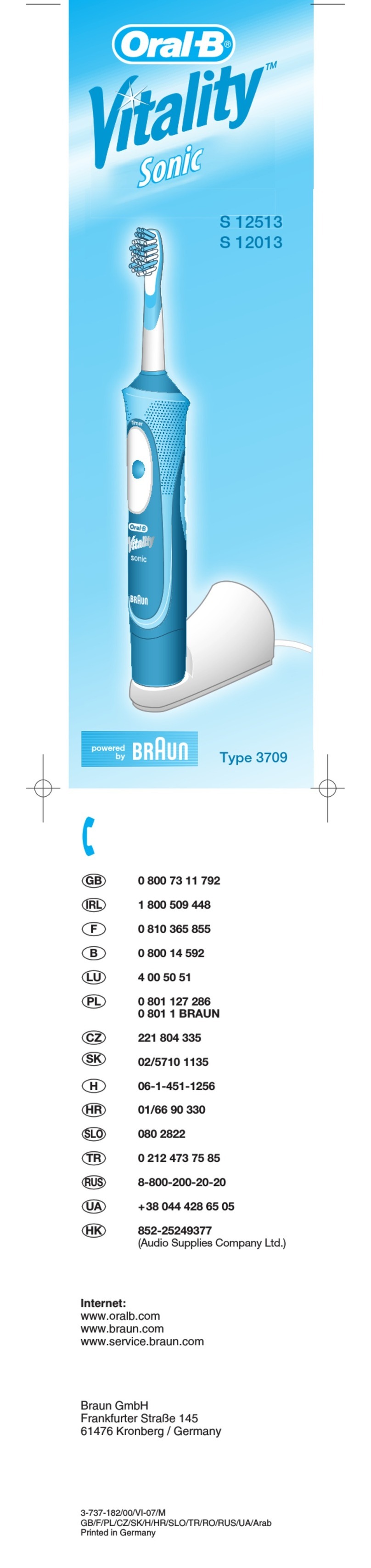Braun TM S 12013 User manual