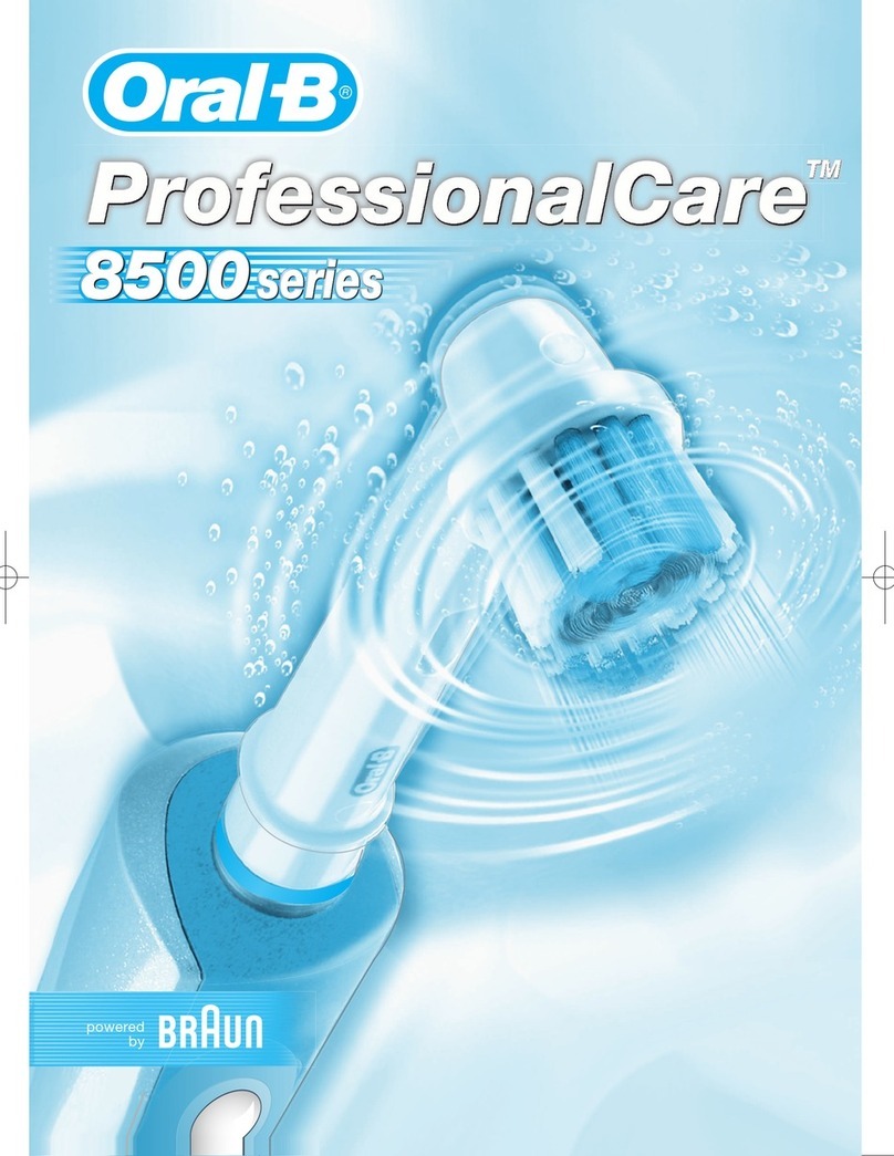 Braun Professional Care 8000 series owner's manual