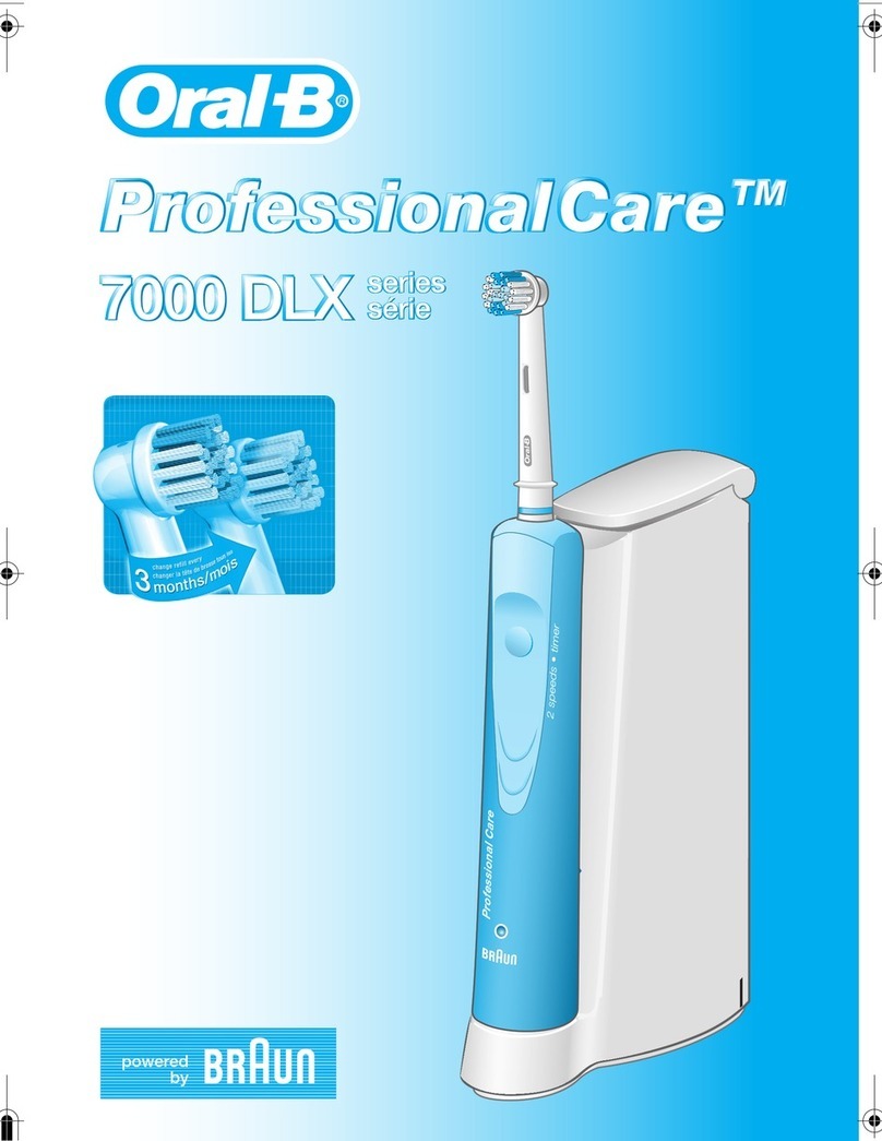 Braun Professional Care 7000 DLX series owner's manual