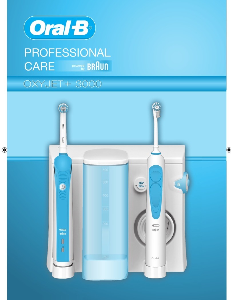 Braun OXYJET+ 3000 User manual