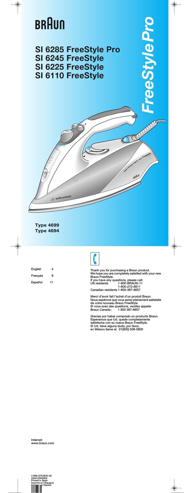 Braun 4 694 User manual