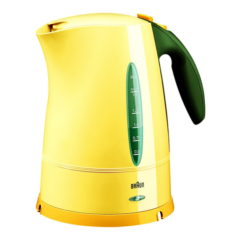 Braun AquaExpress WK 210 user manual