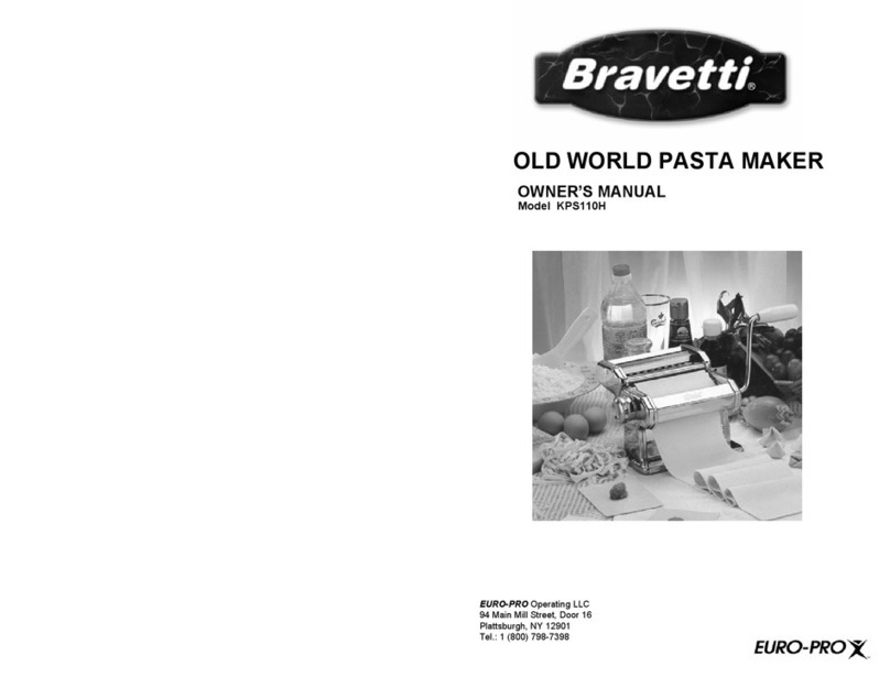 EUROPRO Bravetti OLD WORLD KPS110H owner's manual