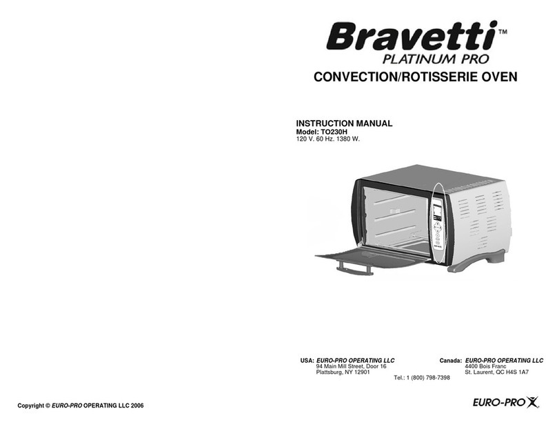 Bravetti PLATINUM PRO TO230H instruction manual