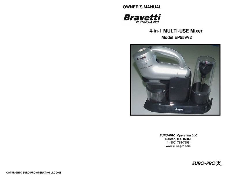 Bravetti Platinum Pro EP559V2 User manual
