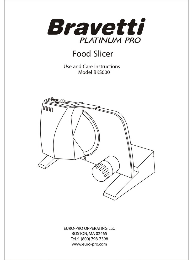 Bravetti PLATINUM PRO BKS600 Use and care instructions