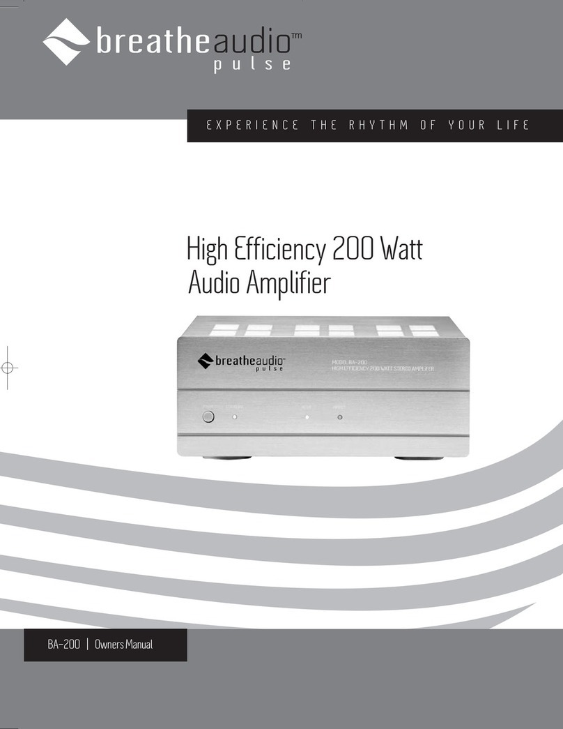 BreatheAudio Pulse BA-200 owner's manual