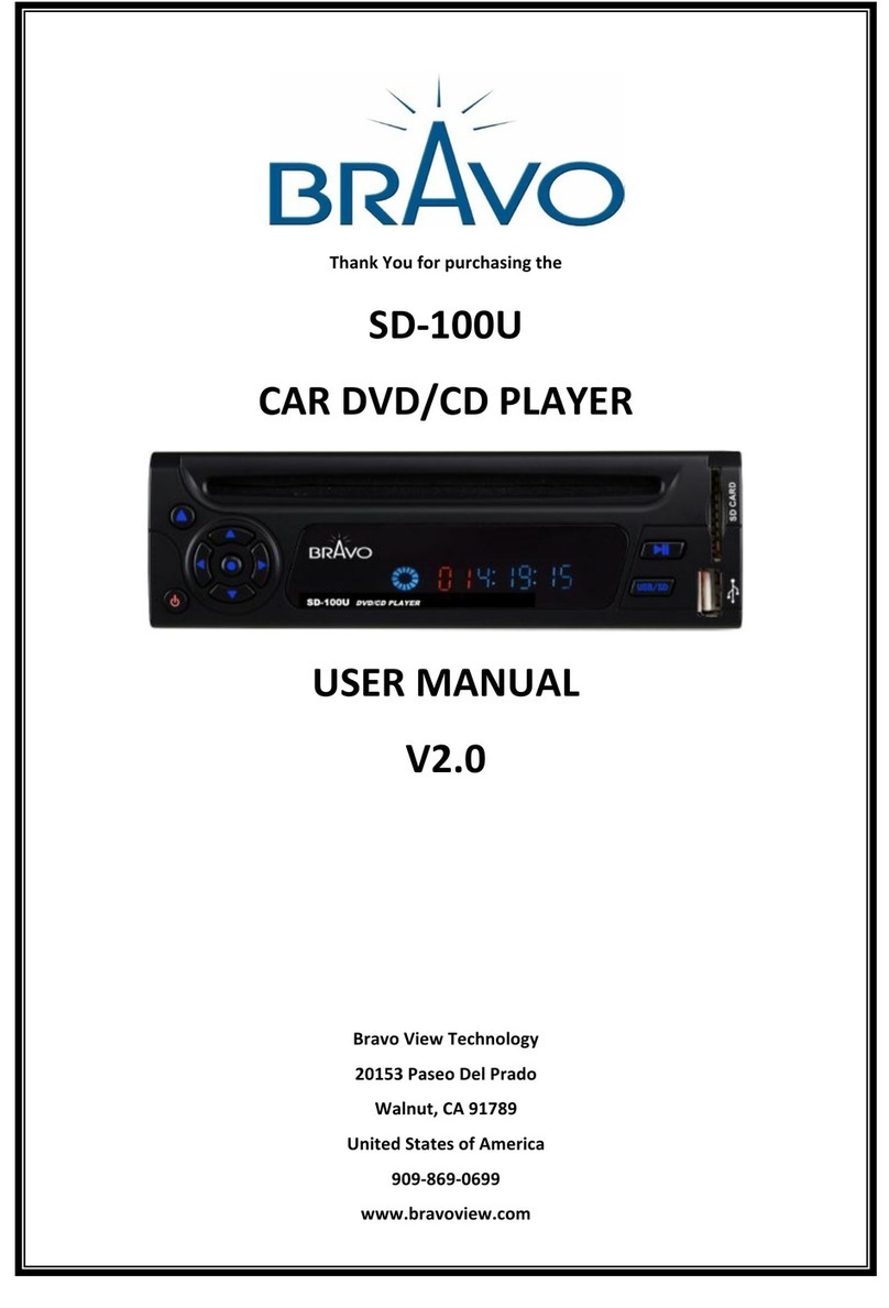 Bravo SD-100U user manual