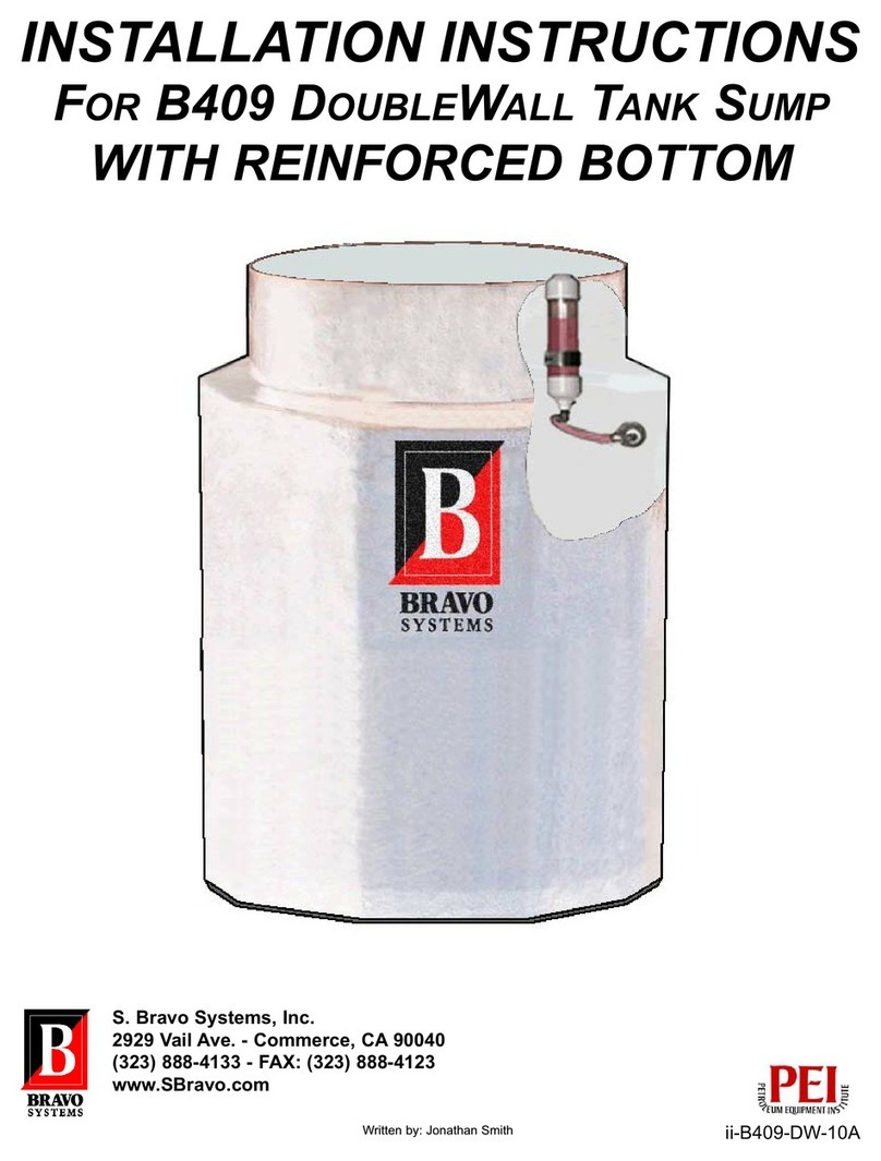 Bravo B409 installation instructions
