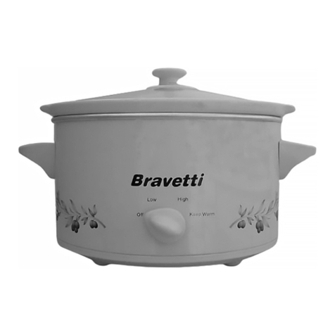 EUROPRO Bravetti BKC203 owner's manual