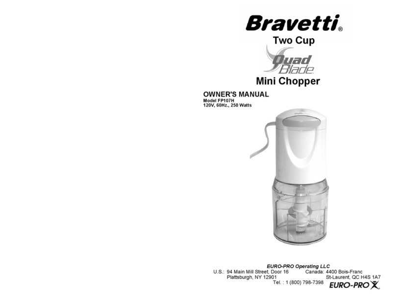 Bravetti QUAD BLADE FP107H owner's manual