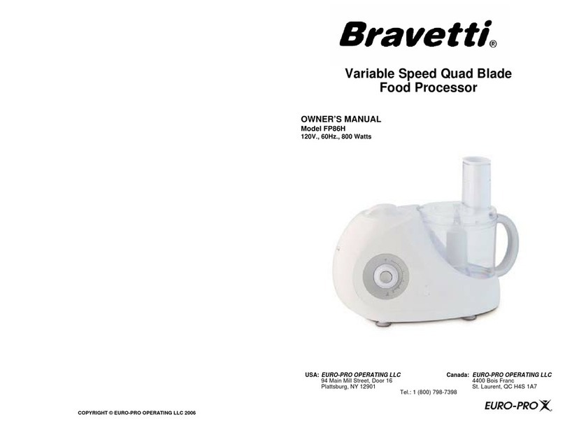 Bravetti BRAVETTI FP86H User manual