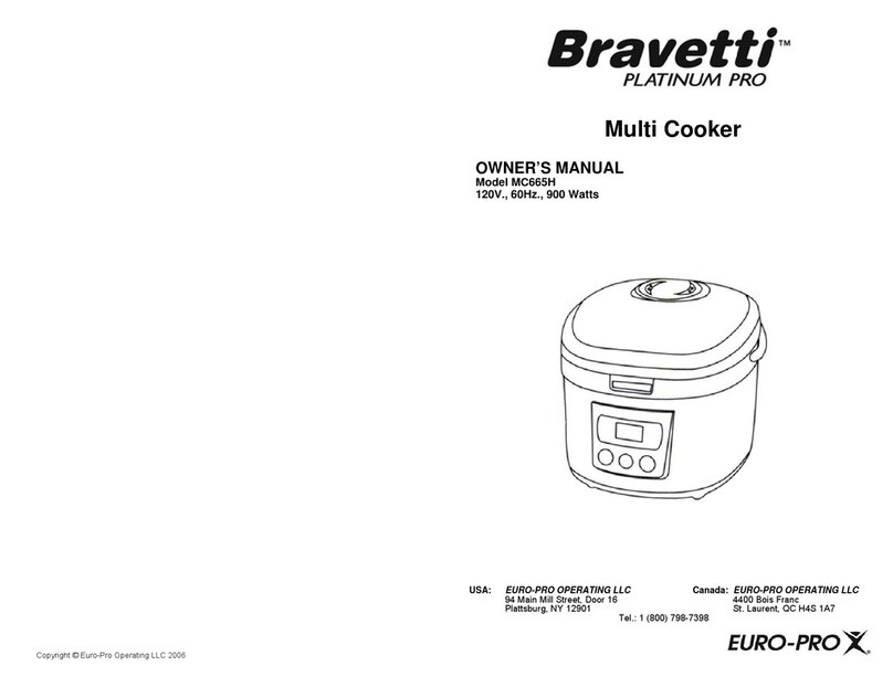 Bravetti PLATINUM PRO MC665H User manual