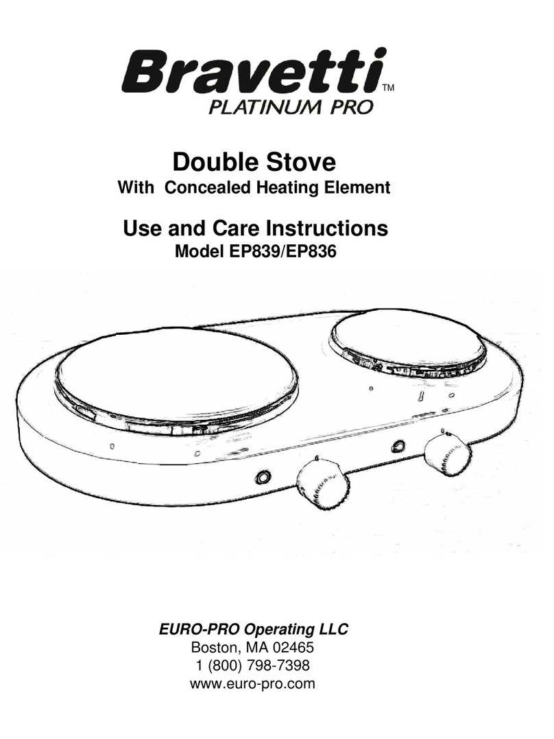Bravetti PLATINUM PRO EP836 Use and care instructions