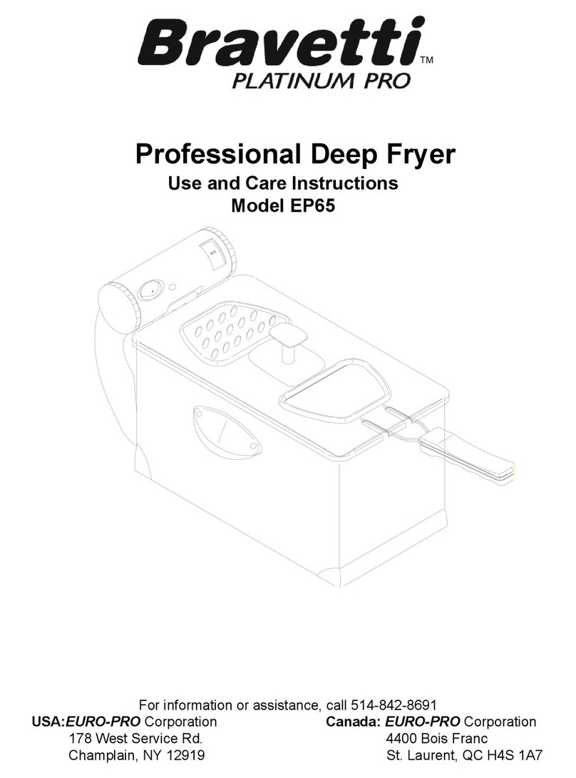 Bravetti Platinum Pro EP65 Quick reference guide