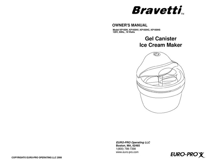 Bravetti EURO-PRO OPERATING LLC 10 WATTS owner's manual
