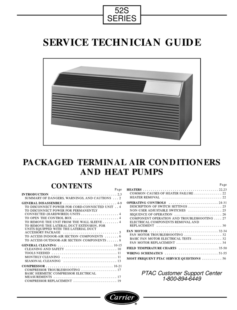 Carrier 52S series Service manual