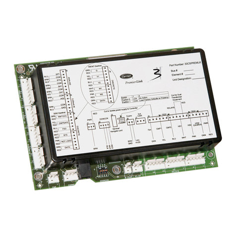 Carrier PREMIERLINK 33CSPREMLK Installation and configuration guide