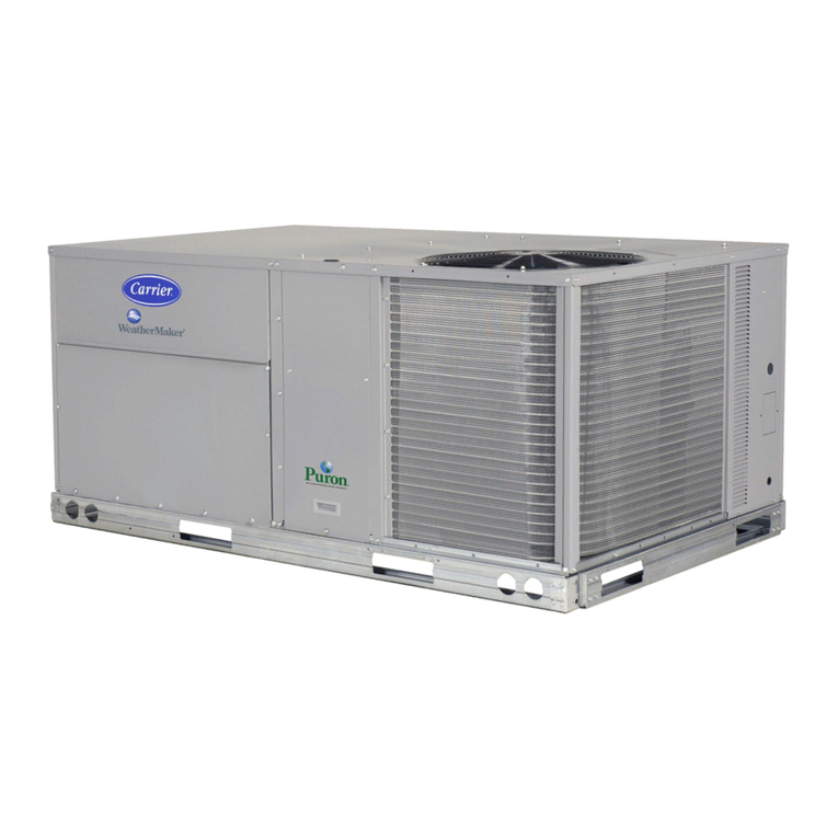 Carrier WeatherMaker 48TC*D08 Installation and user guide