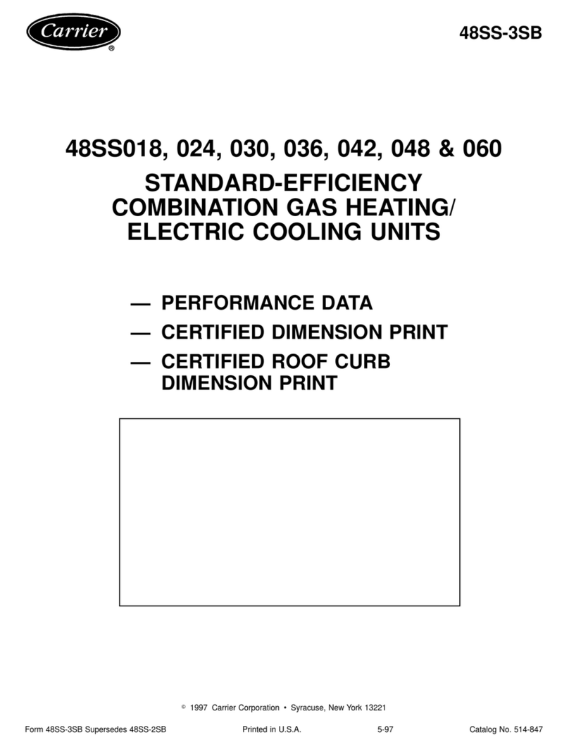 Carrier 48SS018 Instruction Manual