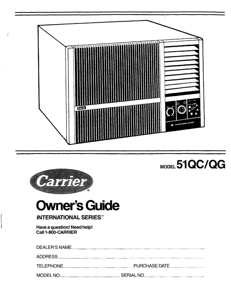 Carrier 51QC/QG User manual