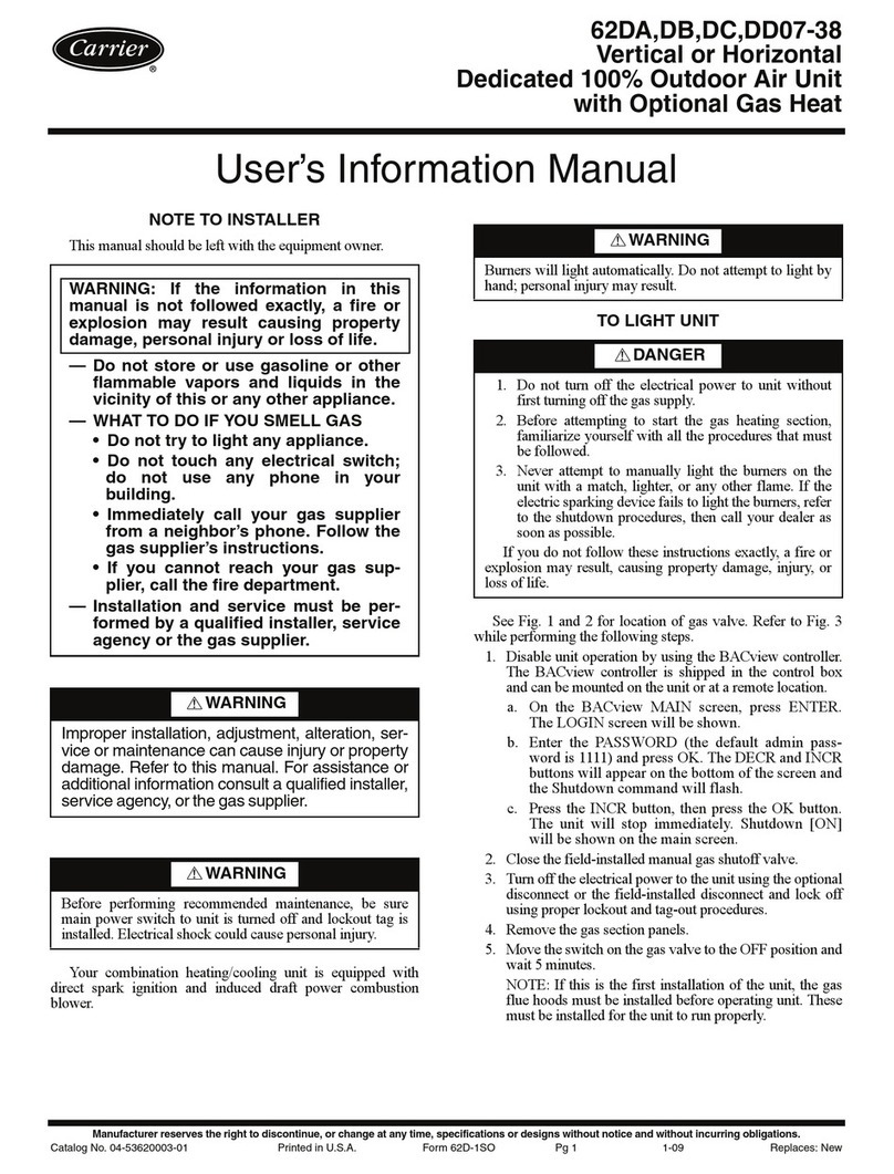 Carrier 62DA Guide