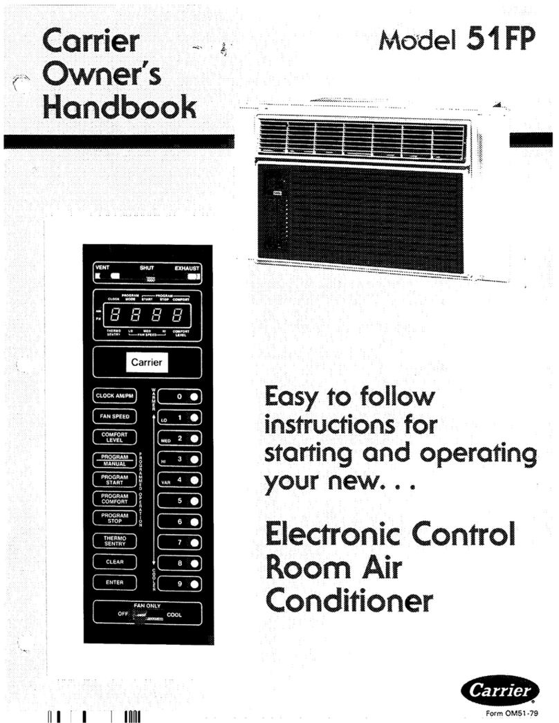 Carrier 51FP Owner's handbook