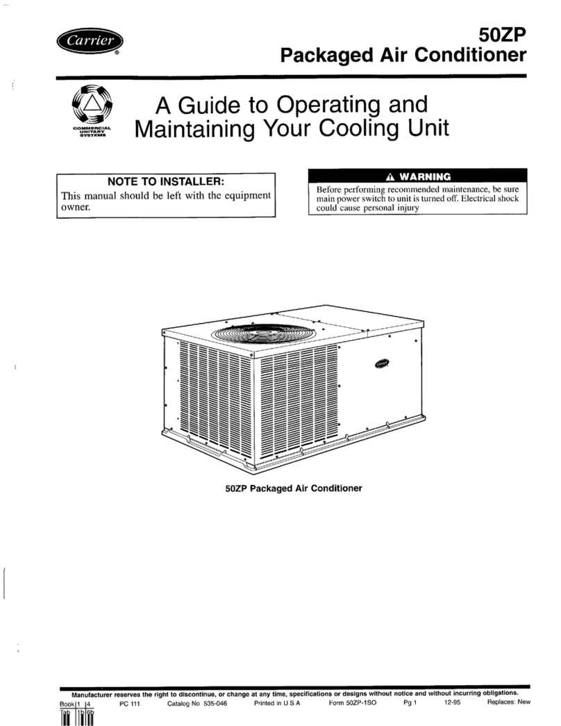Carrier 50ZP Series Assembly Instructions