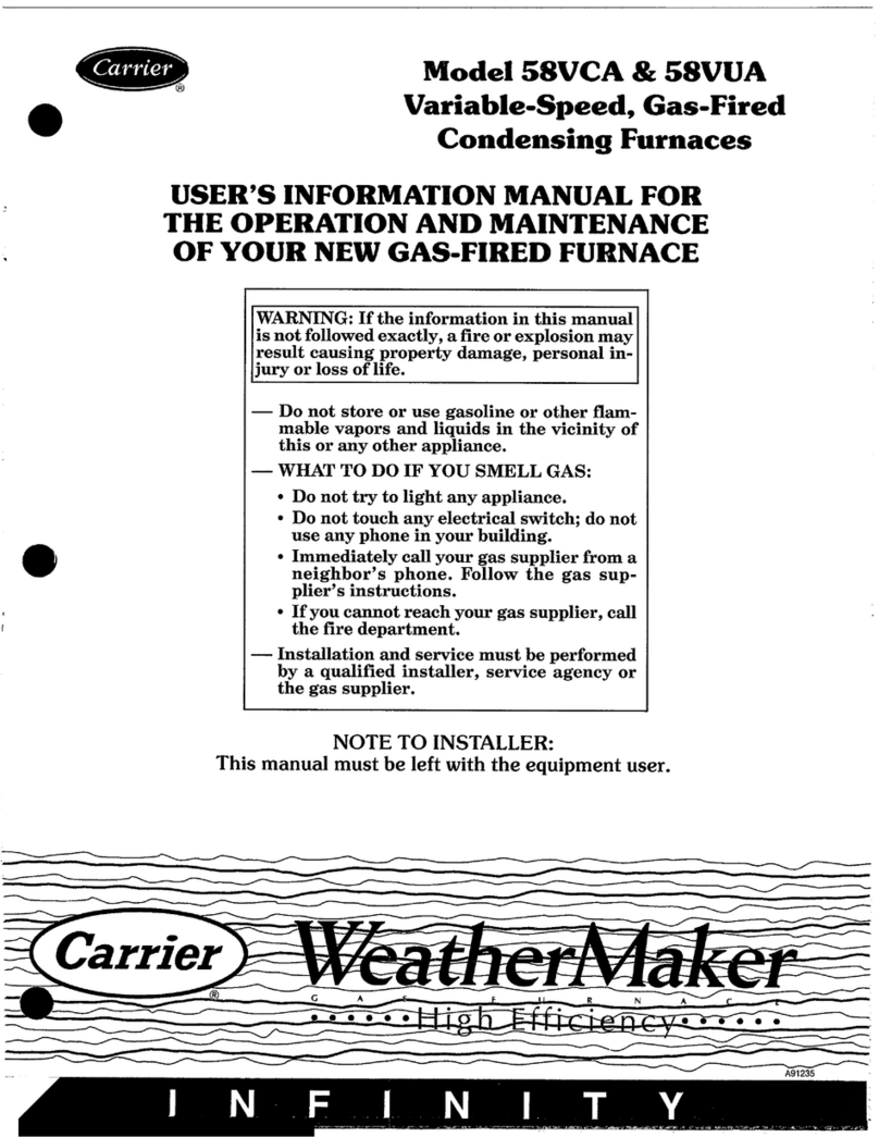 Carrier WEATHER MARKER 58VCA Guide