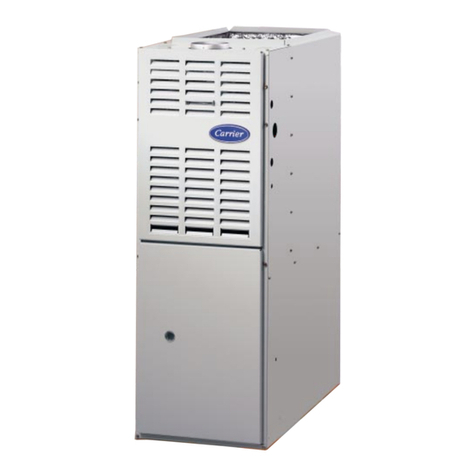 Carrier UPFLOW INDUCED-COMBUSTION FURNACES 58PAV user manual