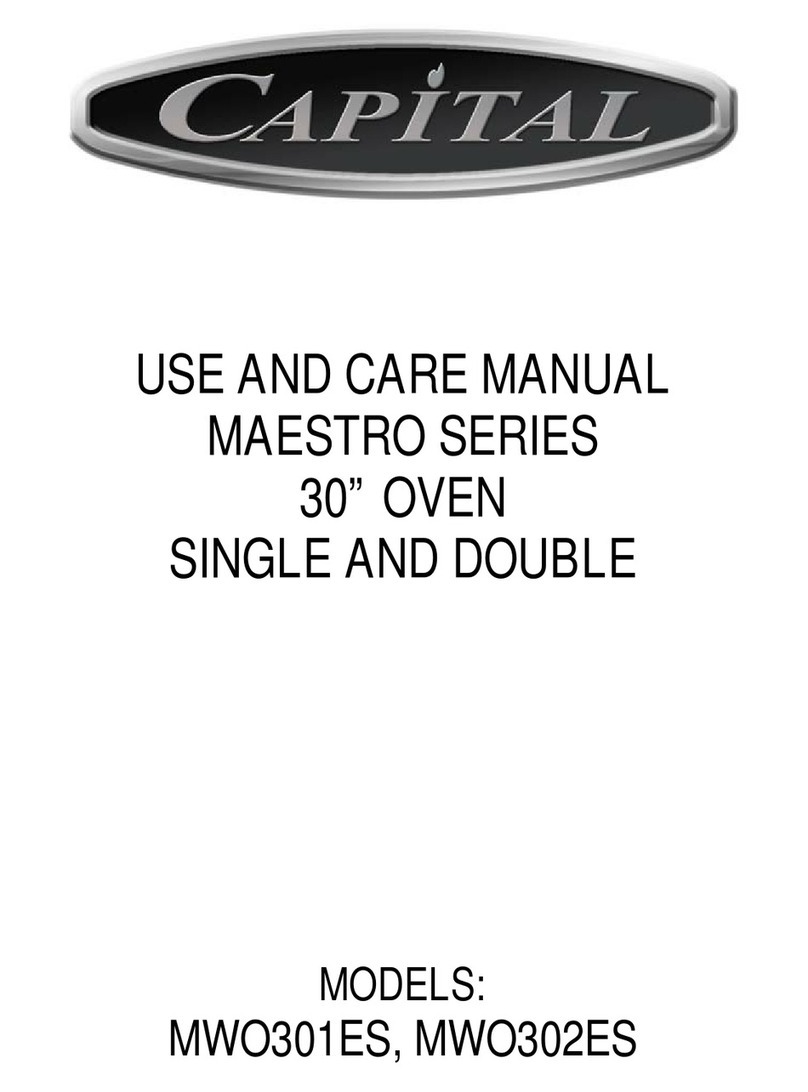 Capital MAESTRO MWO301ES use and care manual