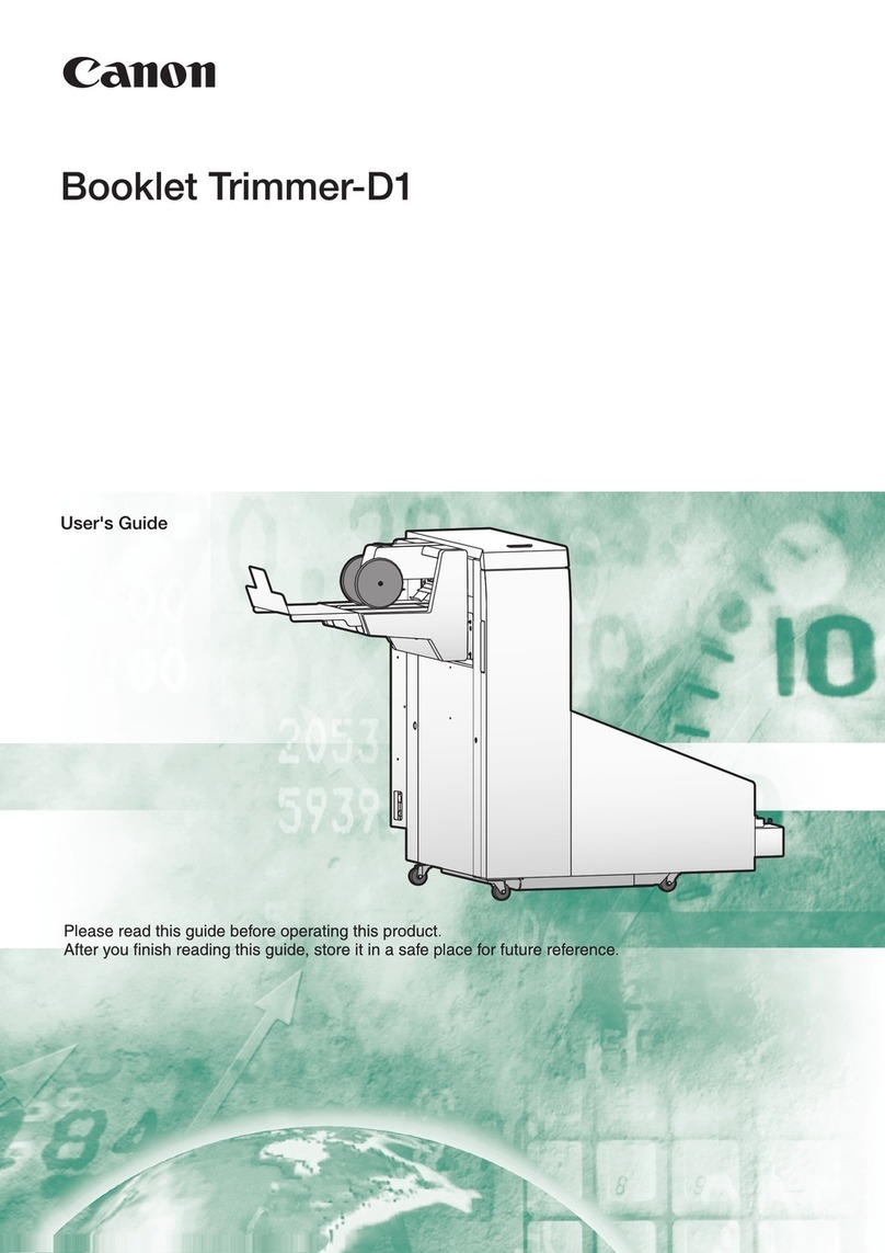Canon Perfect Binder D1 User manual