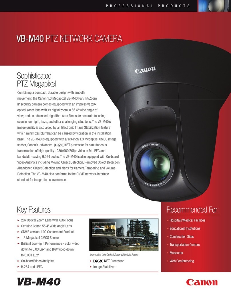 Canon VB-M40 User manual