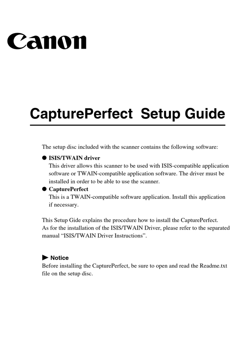 Canon Scanner User manual Canon Scanner User manual