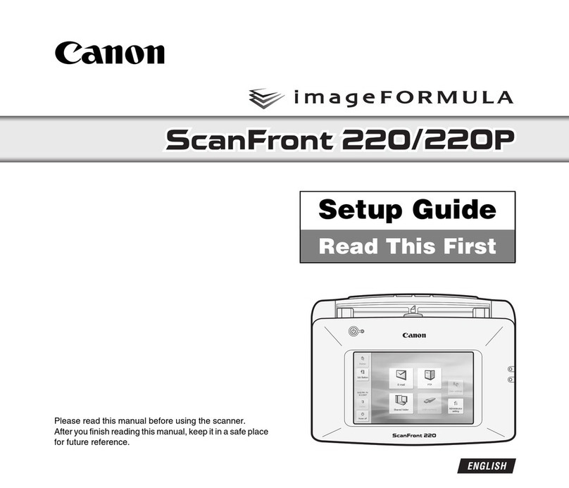 Canon SCANFRONT M11058 User manual
