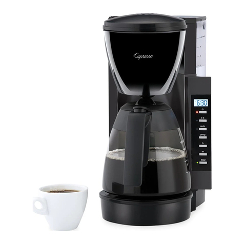 Capresso 476 User manual