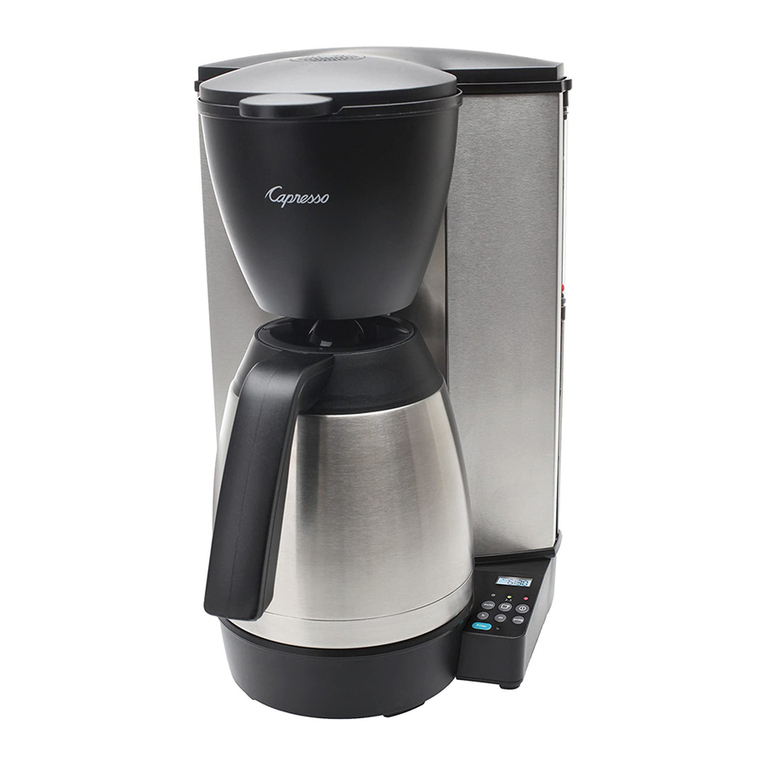 Capresso 440 User manual