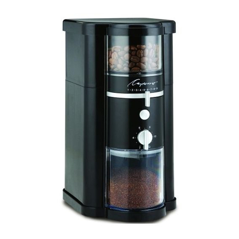 Capresso 580 instruction manual