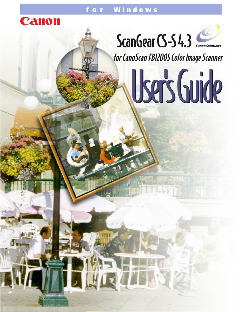 Canon ScanGear CS-S 4.3 user guide
