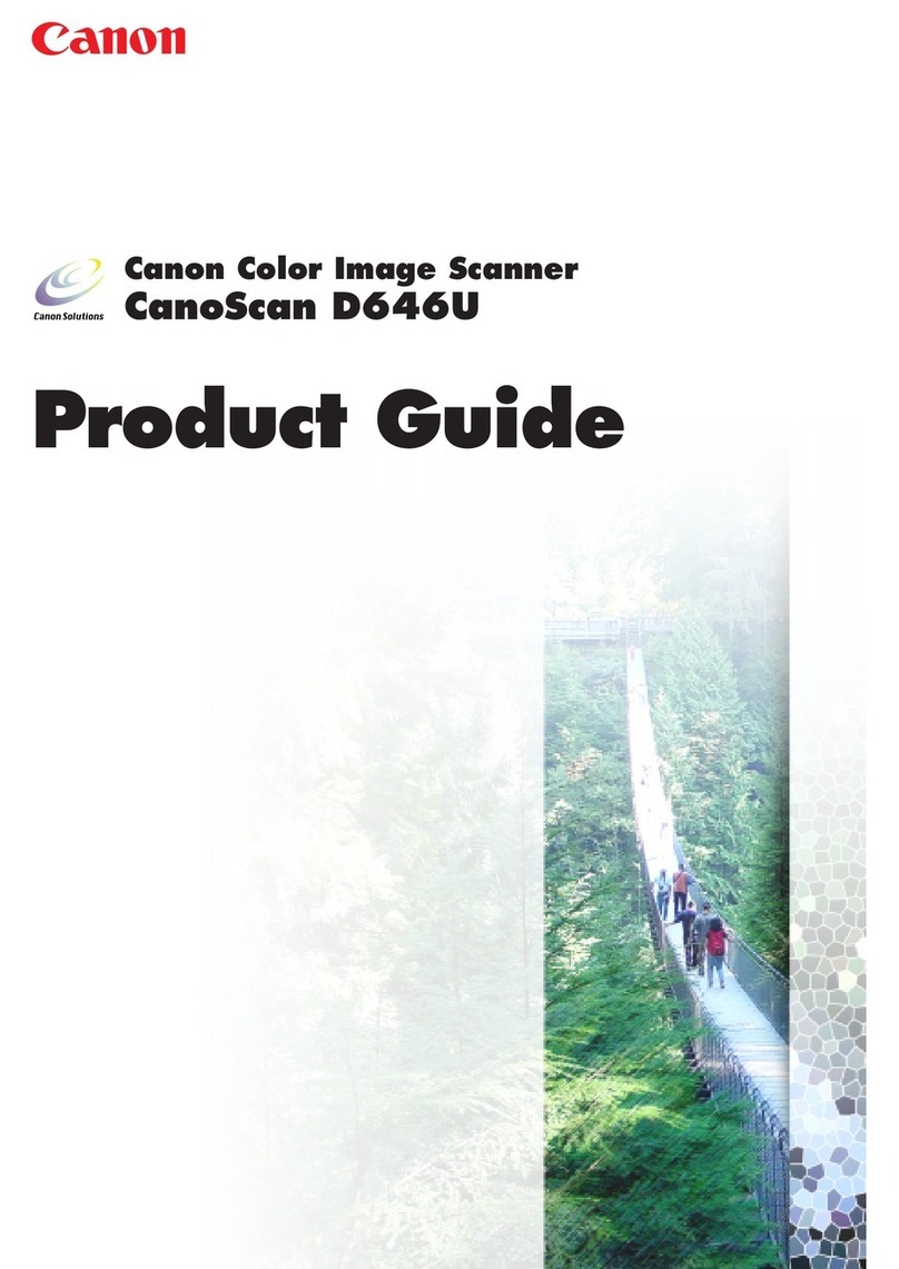 Canon CanoScan D646U User manual