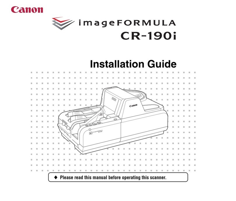 Canon imageFORMULA CR-190i installation guide