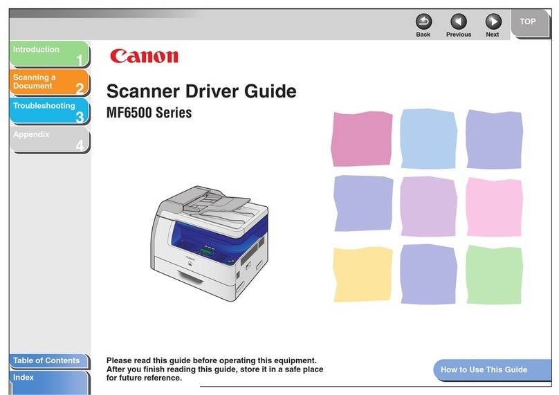 Canon imageCLASS MF6500 Series Installation and operation manual